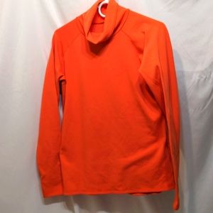 Columbia orange turtle neck shirt size large